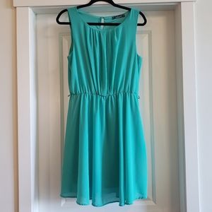 Green Chiffon Dress